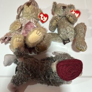 TY Attic Treasures set of 3  Rare and retired